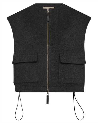 Mos Mosh - MMElise Loisa Wool Vest - Phantom
